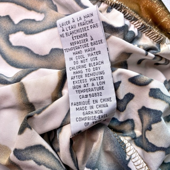 Dasuk Designs Shimmer Animal Print Tank Top - Picture 8 of 14